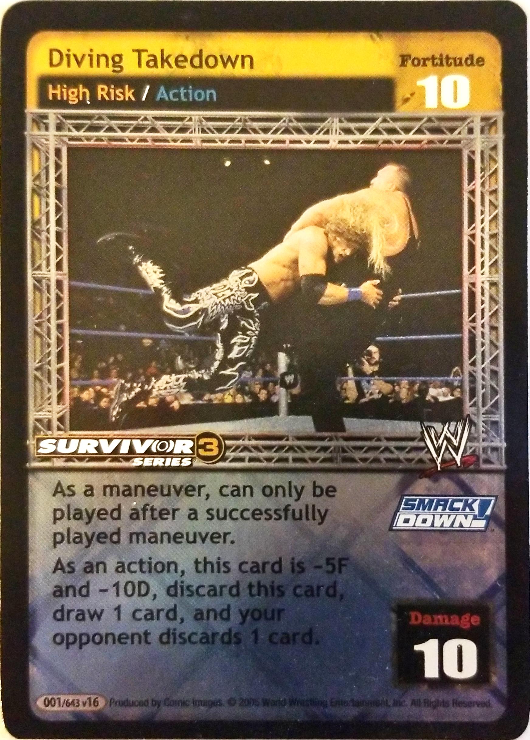 Diving Takedown